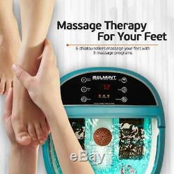 Foot Bath Massager with Heat Foot Spa Machine Feet Soaking Tub Features Vibrat