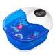 Foot Bath Misiki Foot Spa Massager With Heat, Bubbles Vibration And 1-blue
