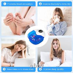 Foot Bath Misiki Foot Spa Massager with Heat, Bubbles Vibration and Temperature