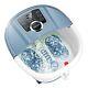 Foot Bath Spa Massager With Heat Bubbles, Pedicure Spa Soaker 16 Motorized Blue