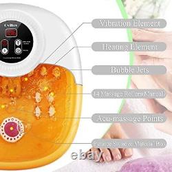 Foot Bath Spa Soak with Heat and Massage, Multi-Modes Bubbles and Vibration