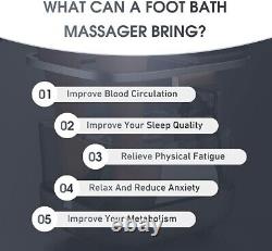 Foot Bath Spa with Heat & Massage, Electric, Air Bag Wrap KASJ