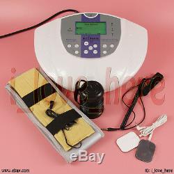 Foot Detox Machine Ion Foot Bath Spa Ionic Cell Cleanse +Far Infrared Belts Case