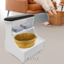 Foot Rest Pedicure Manicure Funiture Footbath Stool with Wheels, Trolley