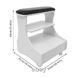 Foot Rest Pedicure Manicure Funiture Footbath Stool with Wheels, Trolley