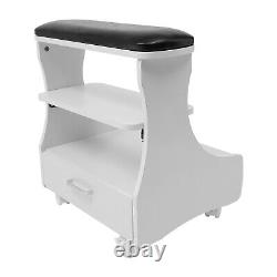 Foot Rest Pedicure Manicure Funiture Footbath Stool with Wheels, Trolley