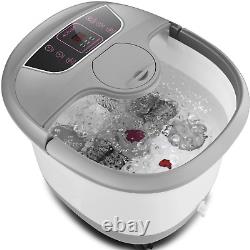 Foot Spa, ACEVIVI Auto Foot Bath Spa Massager with Heat and Bubbles, Temp+/- Off