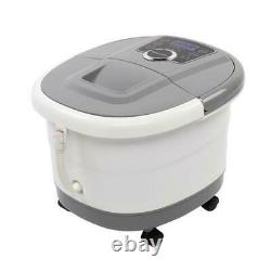 Foot Spa Bath Automatic Motorized Massager Bubble Roller Adjustable Temperature