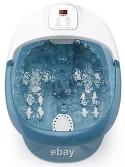 Foot Spa Bath Bubbles Adjustable Vibration Temperature Relax Tired Feet Massager