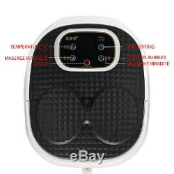 Foot Spa Bath Digital Massager Therapy Vibration Heater Relax Bubble Pedicure