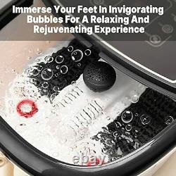 Foot Spa Bath MassagerRENPHO Motorized Foot Spa with Heat and Massage and Jet