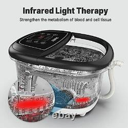 Foot Spa Bath MassagerRENPHO Motorized Foot Spa with Heat and Massage and Jet
