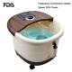 Foot Spa Bath Massager Automatic Massage Rollers Heat Temperature With Wheels Usa