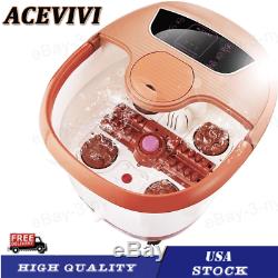Foot Spa Bath Massager Automatic Massage Rollers Heating Soaker Bucket BSTY 04