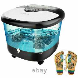 Foot Spa Bath Massager Automatic Massage Rollers Heating Soaker Bucket c 125