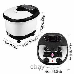 Foot Spa Bath Massager Automatic Massage Rollers Heating Soaker Bucket c 125