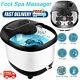 Foot Spa Bath Massager Automatic Massage Rollers Heating Soaker Bucket With Wheels