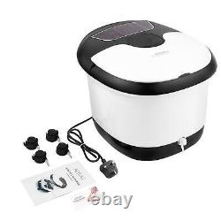 Foot Spa Bath Massager Automatic Massage WithRoller Heated Bucket Stress Relief US
