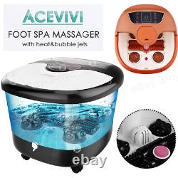 Foot Spa Bath Massager Automatic Rollers Heating Soaker Bucket 500W 3 Types
