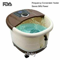 Foot Spa Bath Massager Automatic Rollers Heating Soaker Bucket 500W with m 63