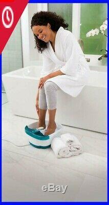 Foot, Spa Bath Massager Bubble Massage Heat Soaker Soak Tub Pedicure Portable