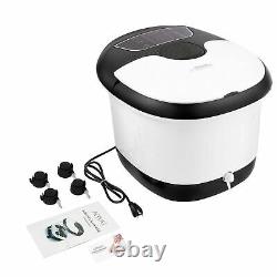 Foot Spa Bath Massager Bubble WithHeat LED Display Infrared Warm Relax Timer