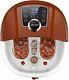 Foot Spa Bath Massager Bubble Withheat, Lcd Display Infrared Pedicure Soothing Home