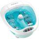 Foot Spa Bath Massager Heat Thermal Boost Bubble Vibration Water 4 Roller Corded
