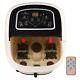 Foot Spa Bath Massager Heating Machine 4 Rollers Digital Display With Remote New