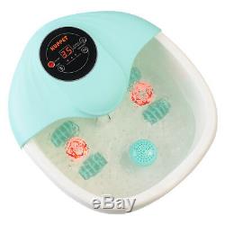 Foot Spa Bath Massager LCD Display Tem/Time Control Bubble Heat Infrared Relax