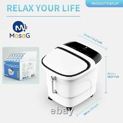 Foot Spa Bath Massager, MASAG A30 Foot Spa Bucket with Touch Digital Control Pan