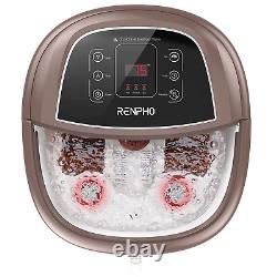 Foot Spa Bath Massager, Motorized Foot Spa with Heat and Massage and Jets, Powerf