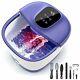 Foot Spa Bath Massager, Pedicure Foot Spa With Heat Bubble And Massage