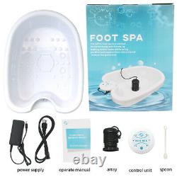 Foot Spa Bath Massager Portable Mini Foot Bath Hydrotherapy Aqua Detox Machine