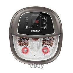 Foot Spa Bath Massager, RENPHO Motorized Foot Spa with Heat and Massage and Je