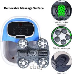 Foot Spa Bath Massager WithHeat, Water Shower Adjustable in Angles, Motorized Shia