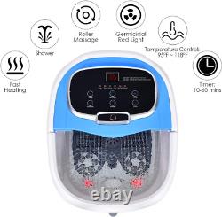 Foot Spa Bath Massager WithHeat, Water Shower Adjustable in Angles, Motorized Shia