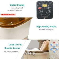 Foot Spa Bath Massager With Heat And Water Jet Electric Pedicure Salon Footbath