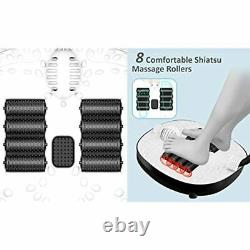 Foot Spa Bath Massager With Heat Bubbles, 8 Removable Massage Rollers FREE SHIP