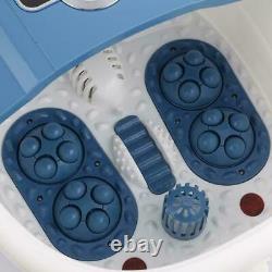 Foot Spa Bath Massager With Rollers Heat Bubbles Digital Adjustable Temp Timer US