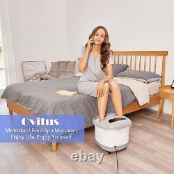 Foot Spa Bath Massager withHeat Massage and Bubble Jets Multi-Modes Foot E y m 22
