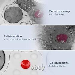 Foot Spa Bath Massager withHeat Massage and Bubble Jets Multi-Modes Foot E y m 22