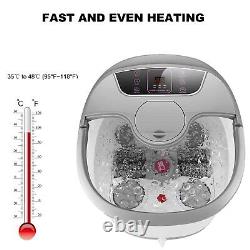 Foot Spa Bath Massager withHeat Massage and Bubble Jets Multi-Modes Foot Relief