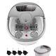 Foot Spa Bath Massager Withheating Bubble Jets Temp&time Set Foot Soaker Tub 09