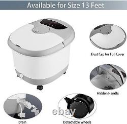Foot Spa Bath Massager withHeating Bubble Jets Temp&Time Set Foot Soaker Tub 09