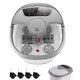 Foot Spa Bath Massager Withheating Bubble Jets Temp&time Set Foot Soaker Tub 19