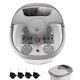 Foot Spa Bath Massager Withmassage Rollers Heat & Bubbles Temp Timer Relax Gift'