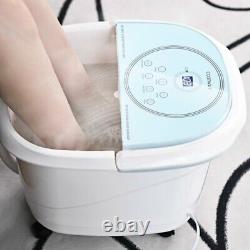 Foot Spa Bath Massager with 3 Angle Shower Blue
