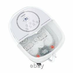 Foot Spa Bath Massager with 3 Angle Shower White