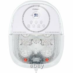 Foot Spa Bath Massager with 3 Angle Shower White